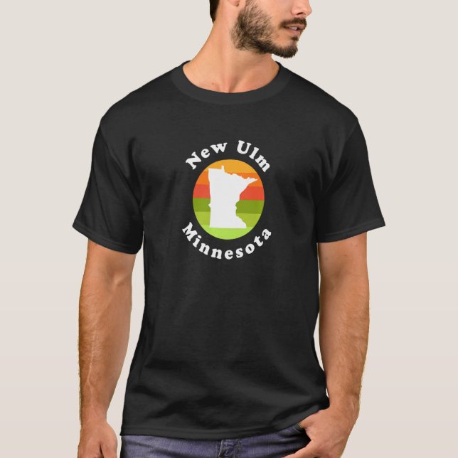 New Ulm Minnesota utomhus Sunrise MN Souvenir T Shirt (Framsida)