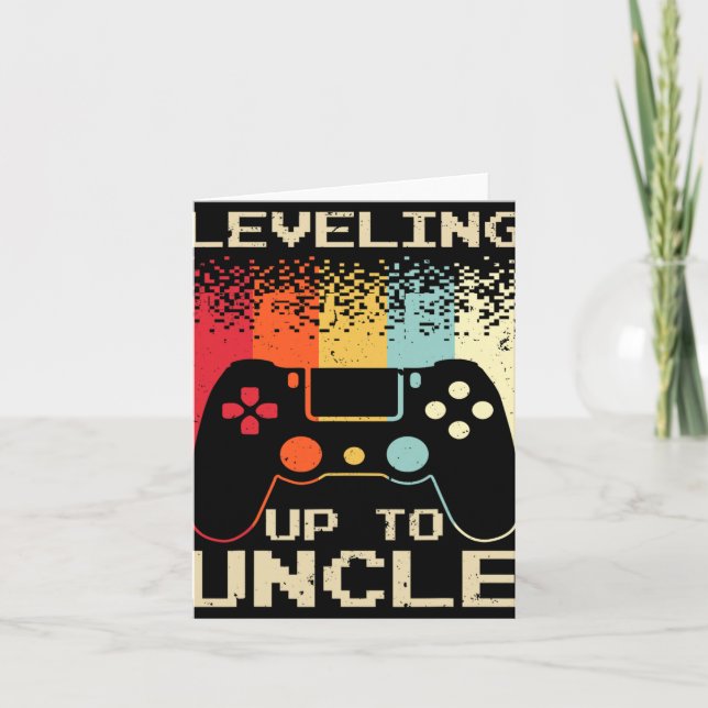 New Uncle For Men Boys Soon To Be Uncle Nephew Gam Kort (Framsida)