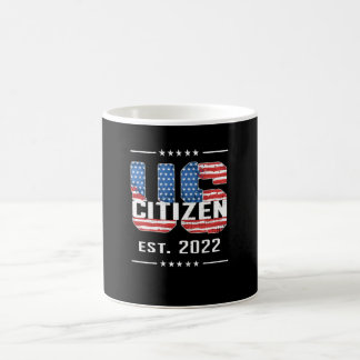 New US Citizen 2022 Proud American CitizCitizCitiz Kaffemugg