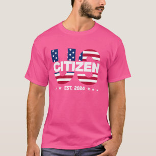 New US Citizen Est 2024 American Manar Women USA C T Shirt