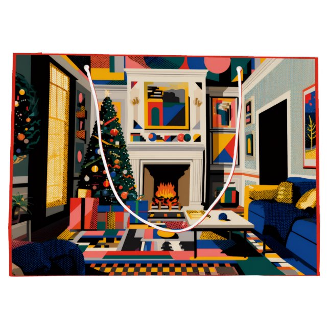 New Wave 1980s Pop Art Christmas (Baksidan)