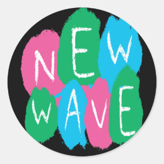 New Wave Graffiti Paint Runt Klistermärke