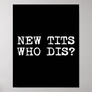 New, WHO Dis_ Funny Job Breast Implantation Poster