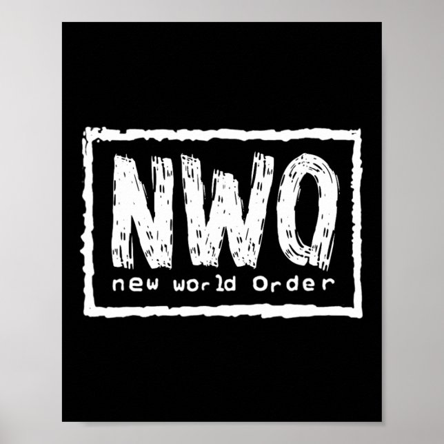 New World Order Funny Tee Halloween Costume 024 Poster (Framsidan)