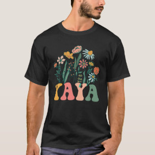 New YAYA Wildbloms First Birthday Baby Shower T S Shirt