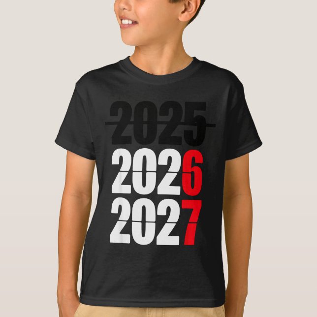 New Year 2026 67 Meme Six Seven Gen Alpha Slang  T Shirt (Framsida)