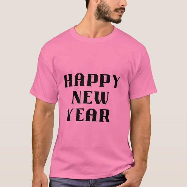 New Year 2026 Celebration T-Shirt (Framsida)