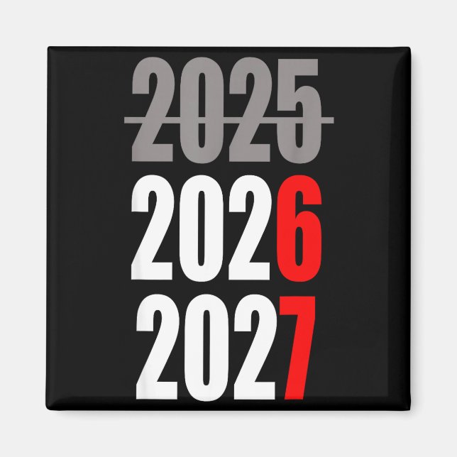 New Year 2026 Funny 67 New Year's Eve Party  Magnet (Framsidan)