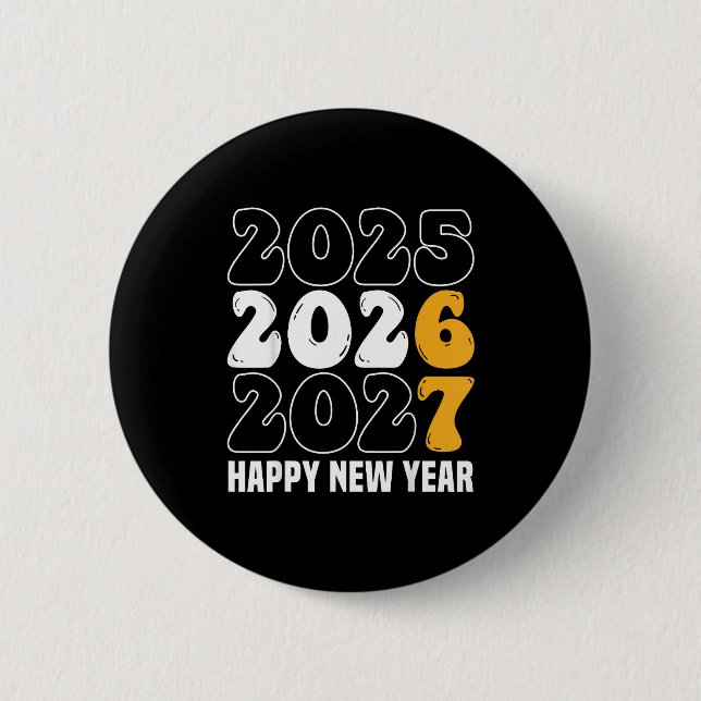 New Year 2026 Shirt Funny 67 Meme Six Seven  Knapp (Framsida)