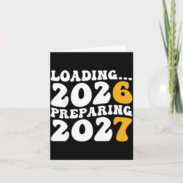 New Year 2026 Shirt Funny 67 Meme Six Seven  Kort (Framsida)