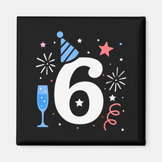 New Year 2026 Shirts 67 Meme  Magnet (Framsidan)