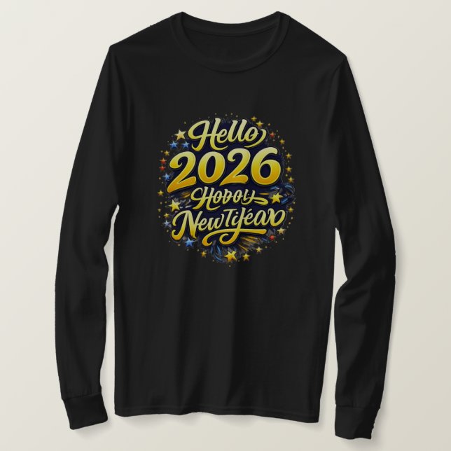 New Year 2026 T Shirt (Design framsida)