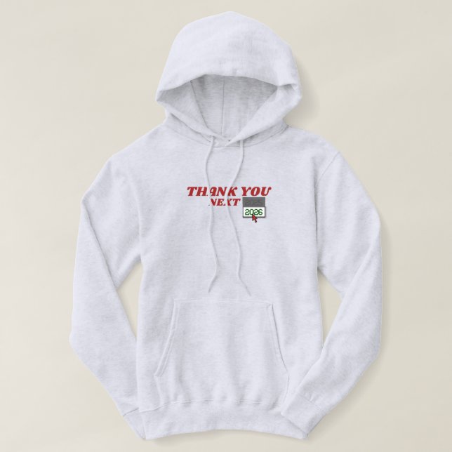 NEW YEAR 2026 THEME HOODIE (Design framsida)