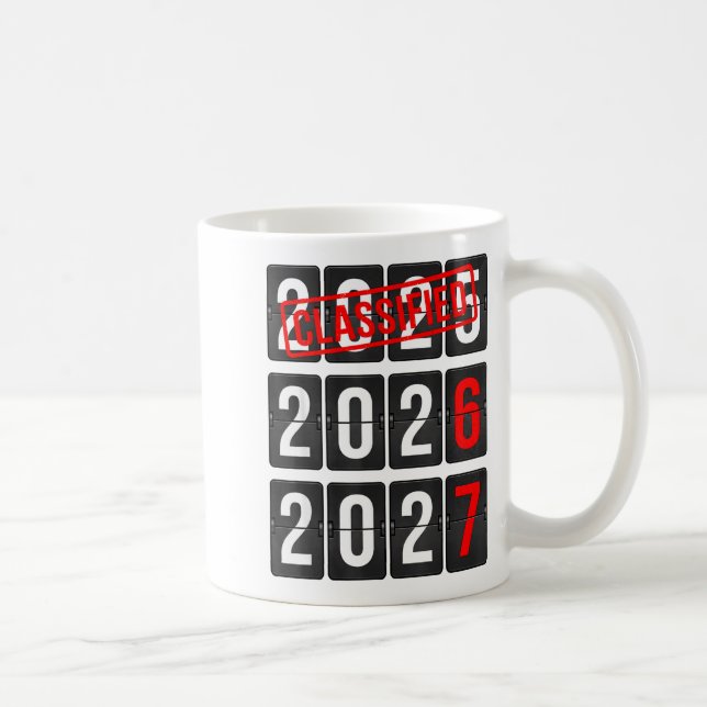 New Year 67 Six Seven Countdown New Year 2026 2027 Kaffemugg (Höger)