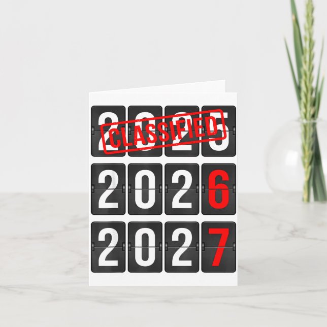 New Year 67 Six Seven Countdown New Year 2026 2027 Kort (Framsida)