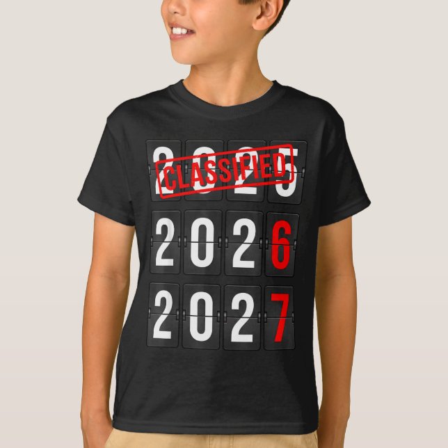 New Year 67 Six Seven Countdown New Year 2026 2027 T Shirt (Framsida)
