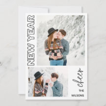 new year cheer elegant multi photo