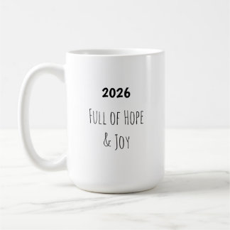 New Year 🥂 Full of Hope & Joy Mug Kaffemugg