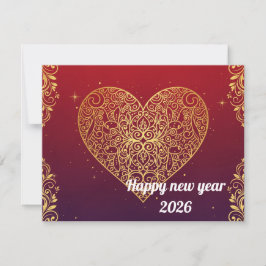 New year gift card julkort