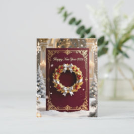 New Year Greeting Card Julkort