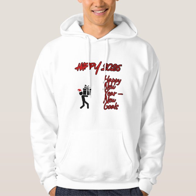 NEW YEAR hoodies trendy fun cool Hoodie (Framsida)
