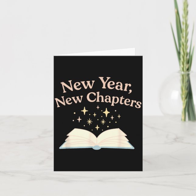 New Year New Chapters Cozy Reading For Book Lovers Kort (Framsida)