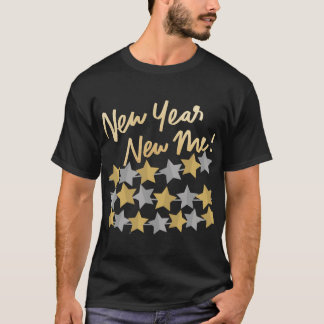 New Year New Me, Happy New Year 2025 Festive T Shirt
