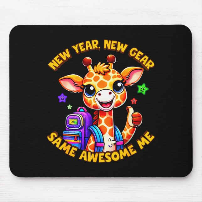 New Year New Same Awesome Me Giraffe Kids  Musmatta (Framsidan)