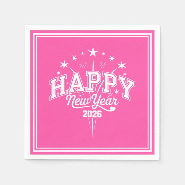 New Year Pappersservett (Framsidan)