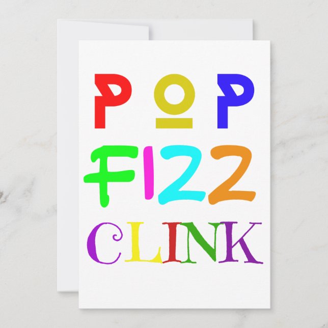 New Year Party Inbjudningar (Framsida)