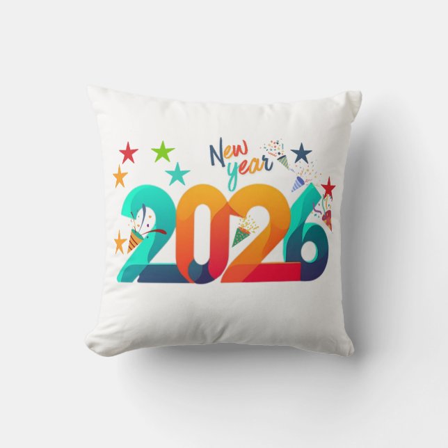 new year pillow kudde (Framsida)