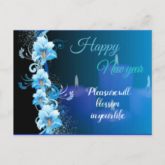 New year Postcard Helg Vykort