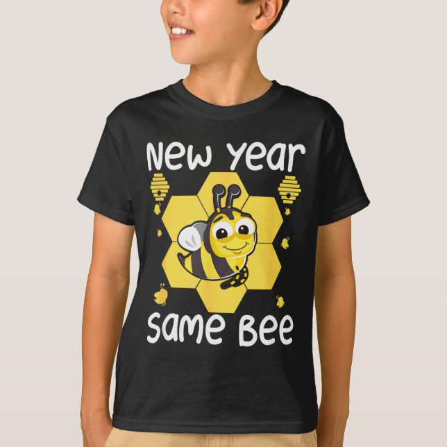 New Year Same Bee Meme Funny New Years Eve  T Shirt (Framsida)