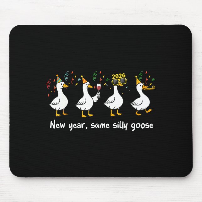 New Year Same Silly Goose Family Matching New Year Musmatta (Framsidan)