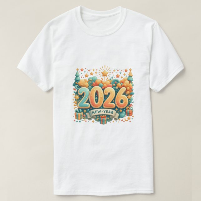 New year  t shirt (Design framsida)