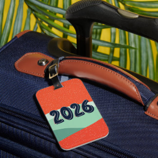 New year travel world tour  bagagebricka