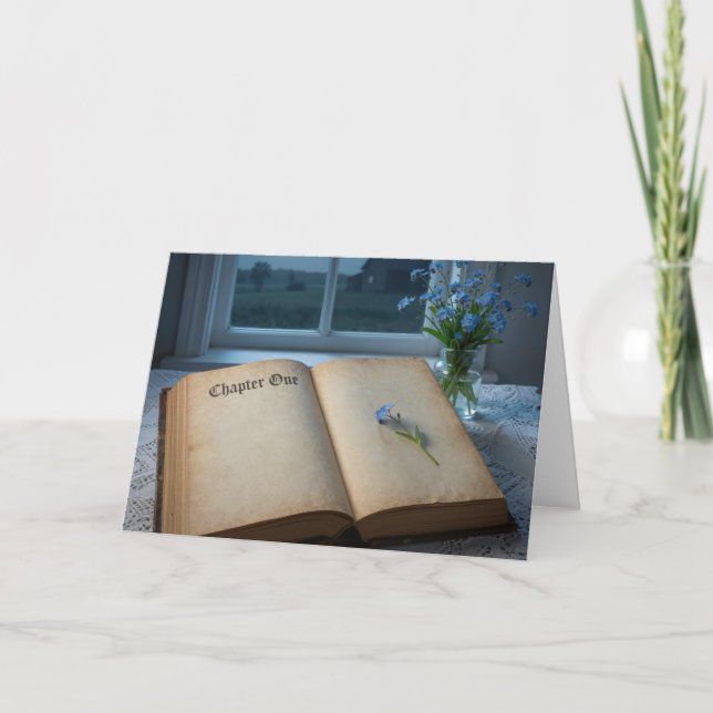 New Year Vintage Journal In Moonlight Kort (Framsida)