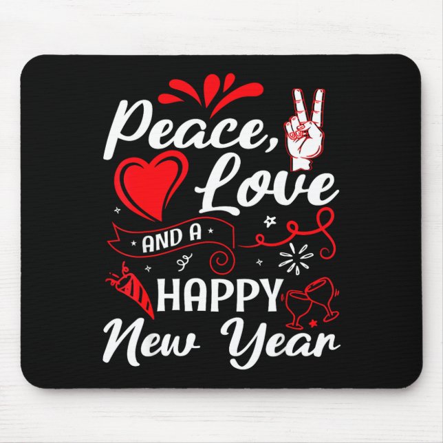 New Year Wishes, Peace, Love, Happy New Year, New  Musmatta (Framsidan)