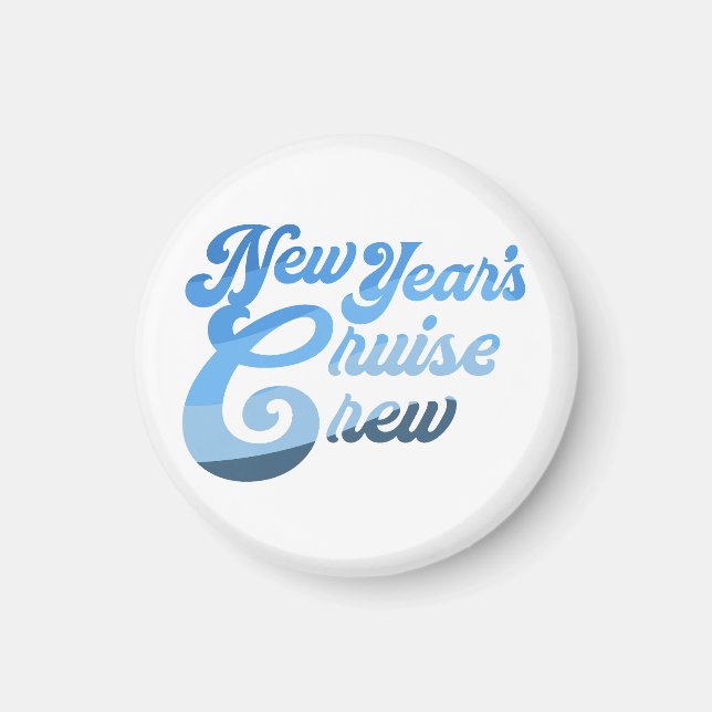 New Year's Cruise Crew Magnet (Framsidan)