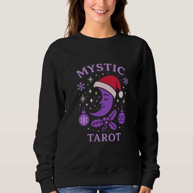 New Year's divination, mystical tarot cards T Shirt (Framsida)