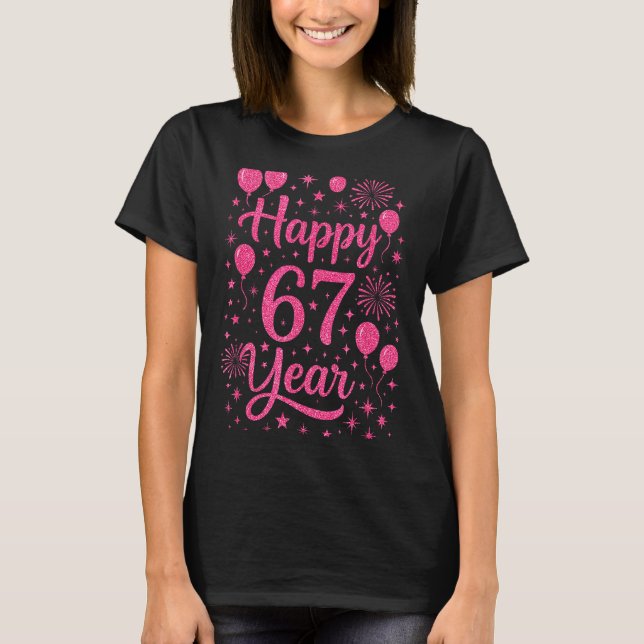 New Year's Eve 2026 Happy 67 Year Gen Z Funny Meme T Shirt (Framsida)