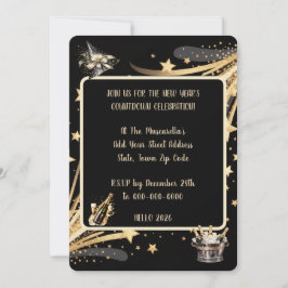 New Year's Eve Celebration Invitation Inbjudningar