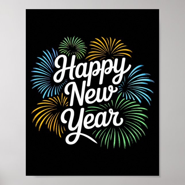 New Years Eve Happy New Year 2026 Party Countdown  Poster (Framsidan)