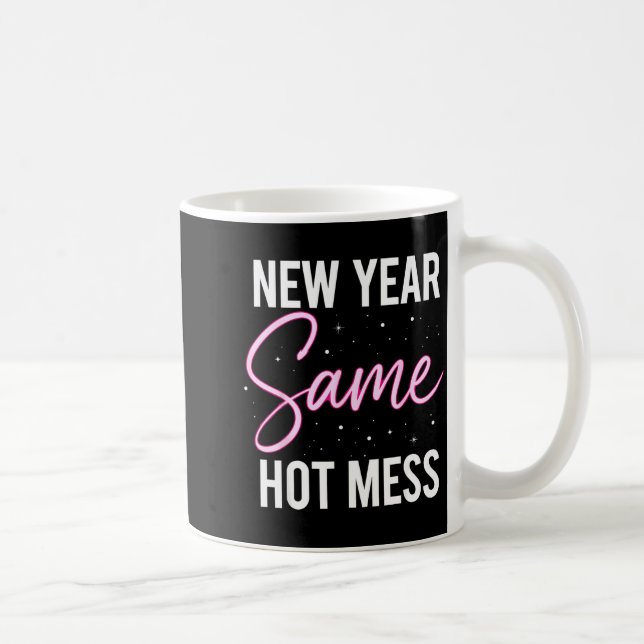 New Years Eve Outfits Women, Funny New Year Same M Kaffemugg (Höger)