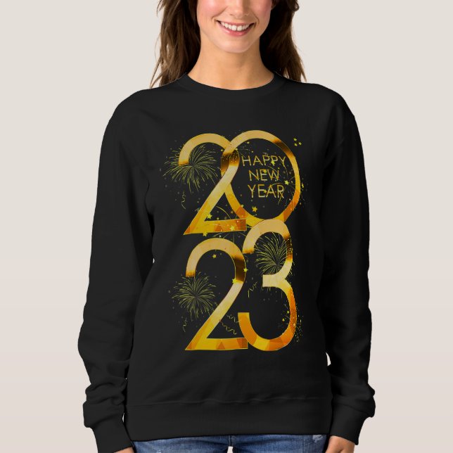 New Years Eve Party Supplies 2023 Happy New Year 2 T Shirt (Framsida)