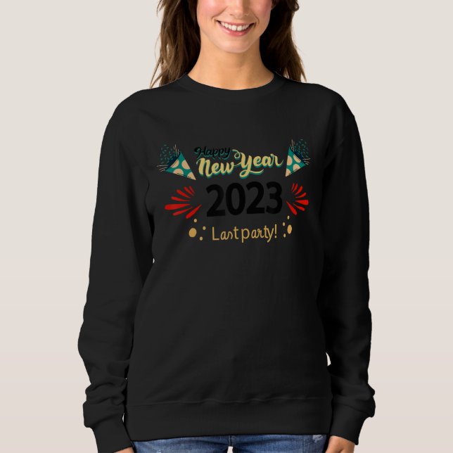 New Years Eve Party Supplies 2023 Happy New Year 3 T Shirt (Framsida)