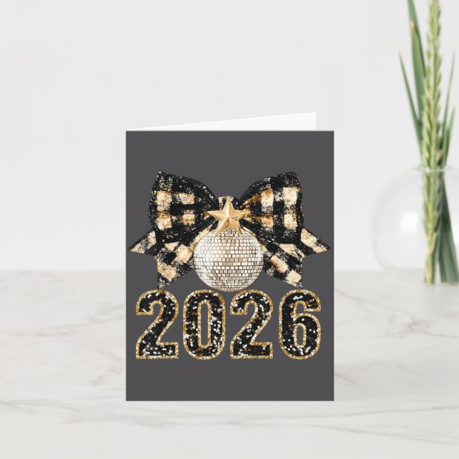 New Years Eve Party Supplies 2026 Happy New Year F Kort (Framsida)