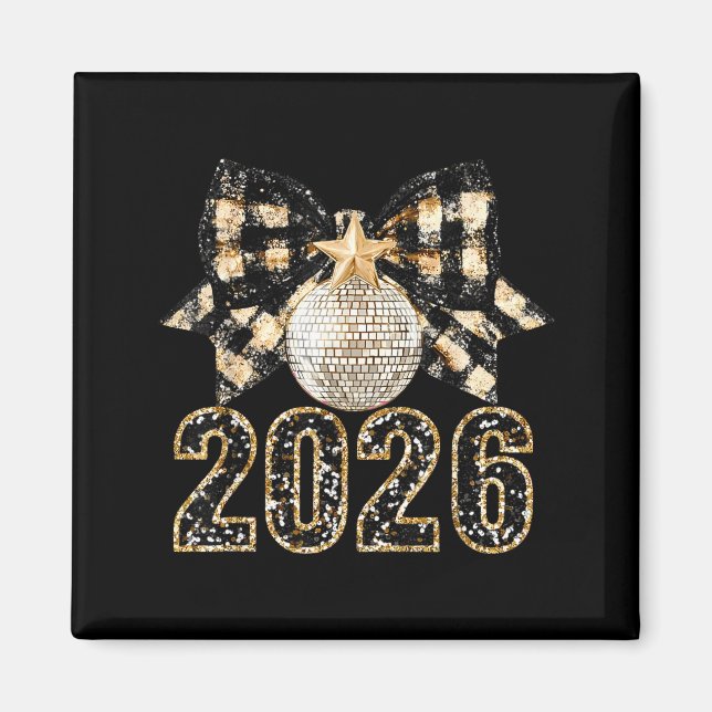 New Years Eve Party Supplies 2026 Happy New Year F Magnet (Framsidan)