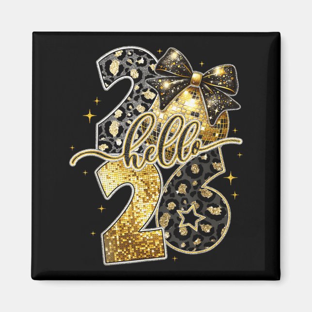 New Years Eve Party Supplies 2026 Happy New Year F Magnet (Framsidan)