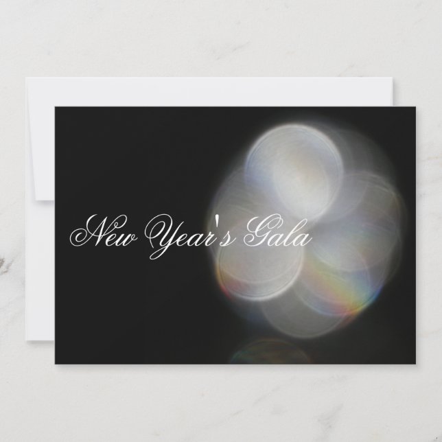 New Years Gala Inbjudningar (Framsida)